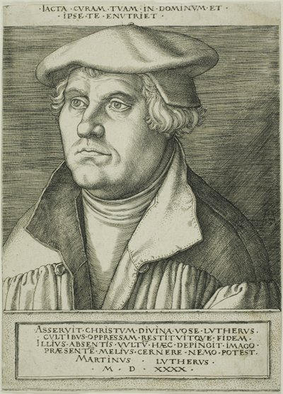 Martín Lutero de Heinrich Aldegrever