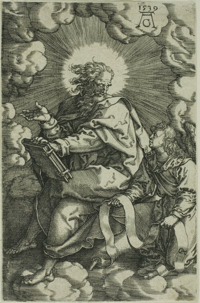 Mateo, de Los Cuatro Evangelistas de Heinrich Aldegrever