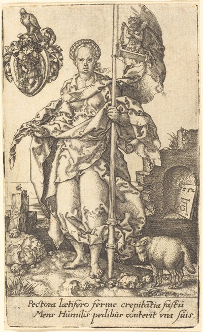 Modestia de Heinrich Aldegrever
