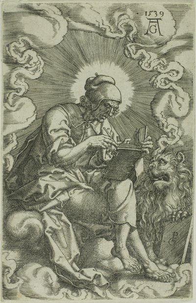 San Marcos, de Los Cuatro Evangelistas de Heinrich Aldegrever