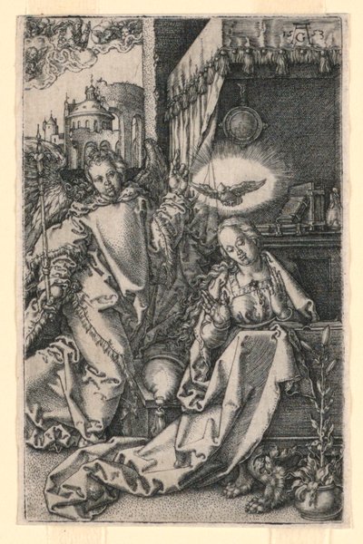 La Anunciación de Heinrich Aldegrever