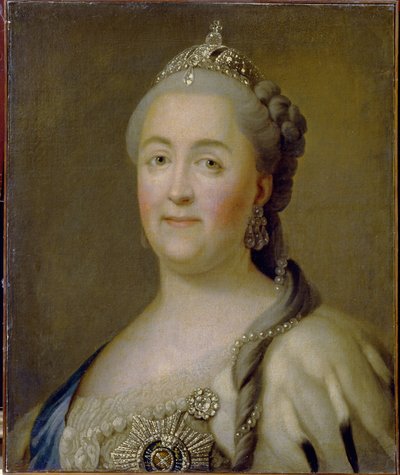 Retrato de la emperatriz Catalina II de Heinrich Buchholtz