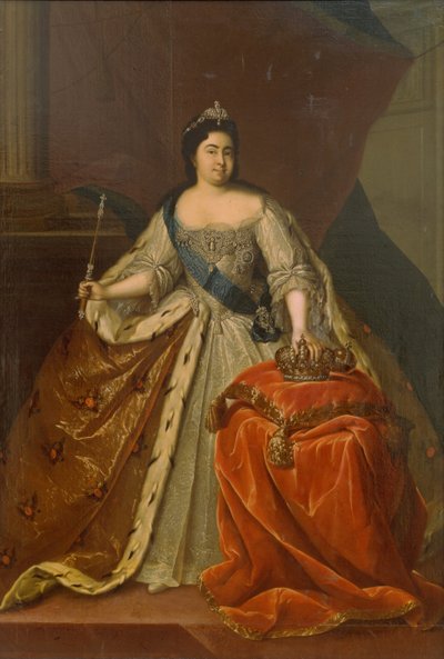 Retrato de la Emperatriz Catalina I. 1684-1727 de Heinrich Buchholz