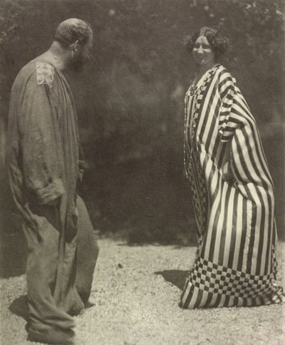 Gustav Klimt y Emilie Flöge, c. 1909 de Heinrich Böhler