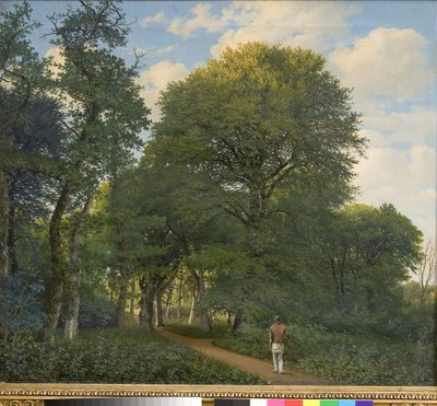 Un bosque en Charlottenlund. Tarde de Heinrich Buntzen