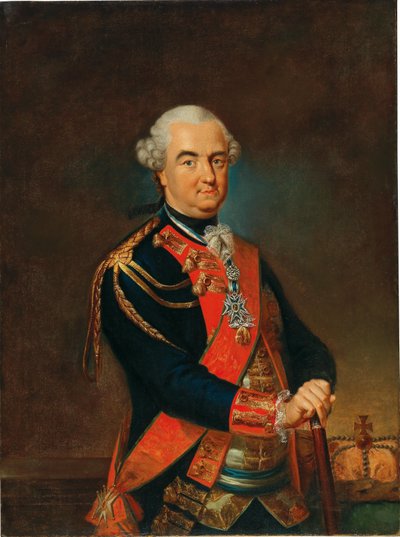 Retrato de Carlos Teodoro, Elector de Baviera, Conde Palatino del Rin, segunda mitad del siglo XVIII de Heinrich Carl Brandt