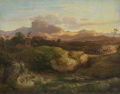 Paisaje romano de Heinrich Dreber