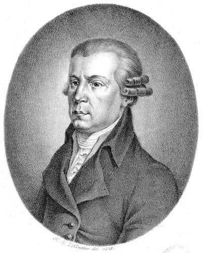 Personaje retratado: Johann Georg Albrechtsberger de Heinrich Eduard Winter