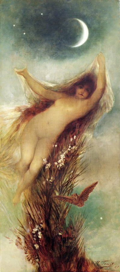 Noche, 1885 de Heinrich Faust