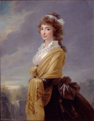 Retrato de la condesa Elisabeth von Thun-Hohenstein 1764-1806, 1787 de Heinrich Friedrich Füger