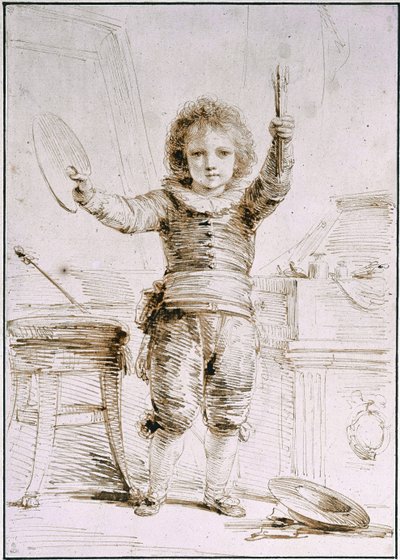 El hijo del artista de Heinrich Friedrich Füger
