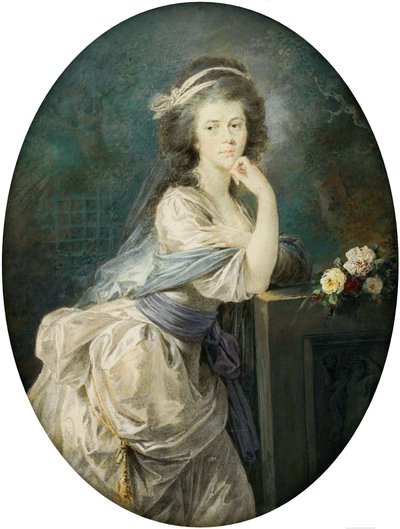 Polaco:  Miniatura hrabiny von Clam und Gallas Miniatura de la condesa von Clam und Gallas. de Heinrich Füger