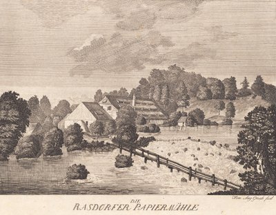 El molino de papel de Rasdorf de Heinrich Grosch