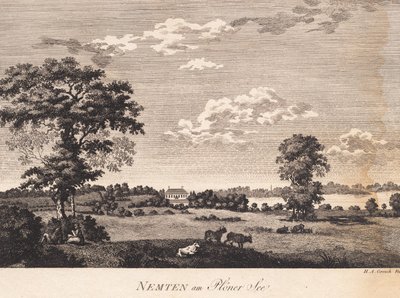 Nemten en el lago Plöner de Heinrich Grosch