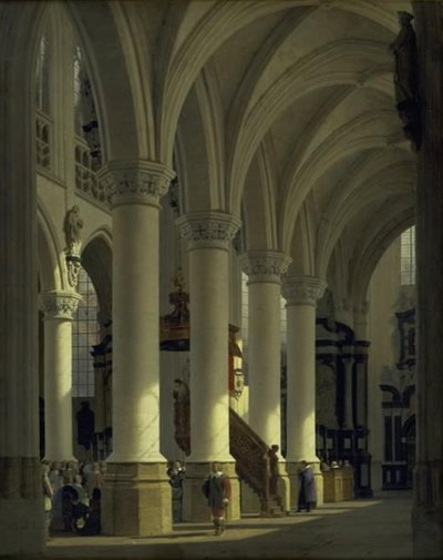 La iglesia de San Sablón en Bruselas de Heinrich Hansen
