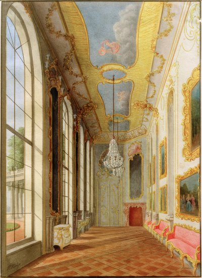 Pequeña galería del Palacio Sanssouci de Heinrich Hintze