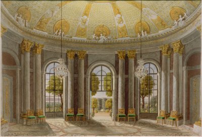 Sala de mármol del Palacio Sanssouci de Heinrich Hintze