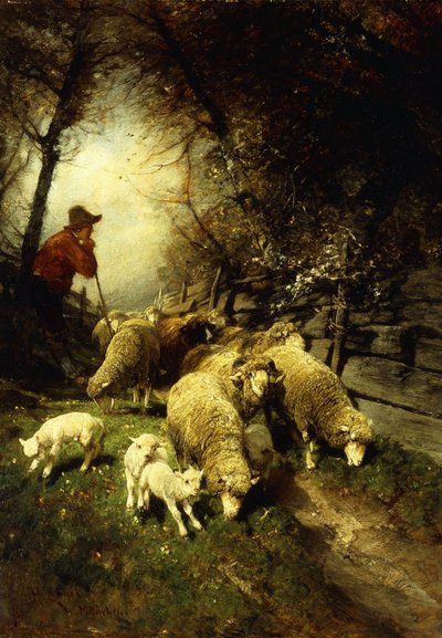 Entre jardines de Heinrich Johann von Zugel