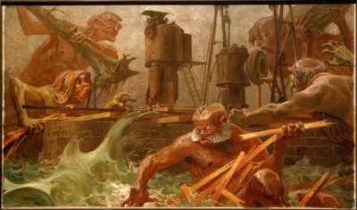 Los elementos odian de Heinrich Kley