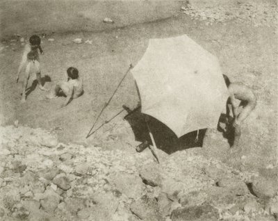 Der Malschirm II, 1909 o antes, impreso después de 1911 de Heinrich Kuhn