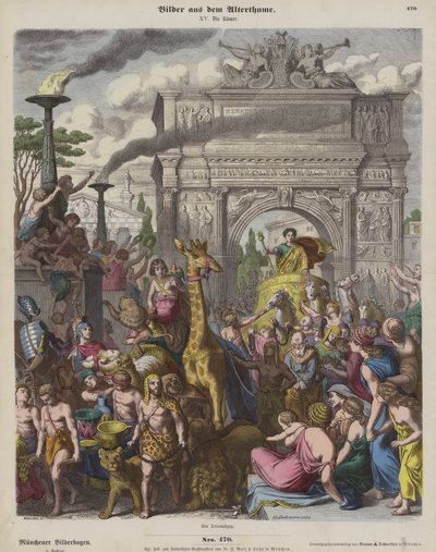 Un triunfo romano de Heinrich Leutemann