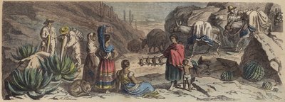 Un camino de montaña en México de Heinrich Leutemann
