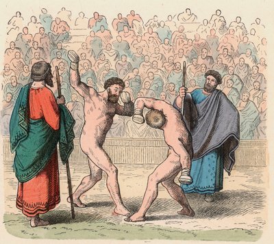 Grecia Antigua: Boxeadores de Heinrich Leutemann