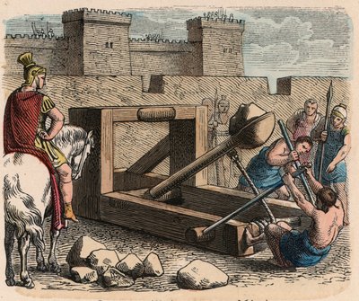 Antigua Roma: Armamento, Catapulta de Heinrich Leutemann