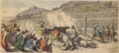 Carreras de carros en los Juegos Olímpicos en la Antigua Grecia de Heinrich Leutemann