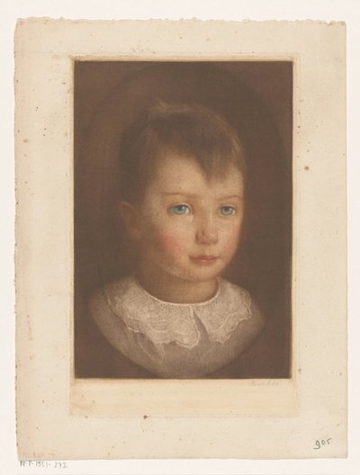 Retrato de un niño desconocido de Heinrich M. Krabbé