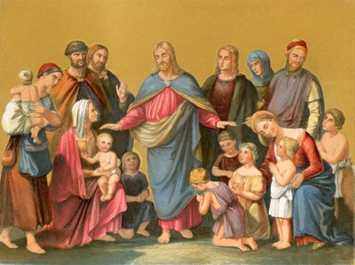Cristo bendiciendo a los niños de Heinrich Maria von Hess