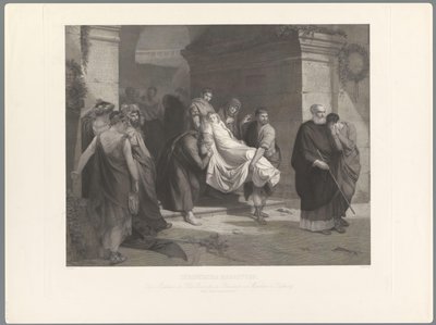 Los mártires cristianos son llevados
Christliche Maertyrer de Heinrich Nuesser