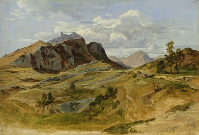 Paisaje en Civitella, 1822 de Heinrich Reinhold