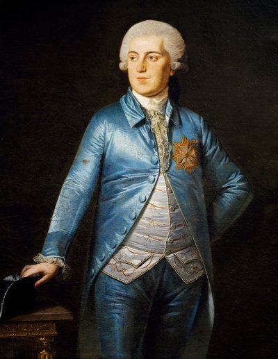 Retrato de Christian VII de Dinamarca (Copenhague de Heinrich Schmidt