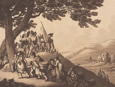 Soldados marchando, 1 de abril de 1798 de Heinrich Schutz