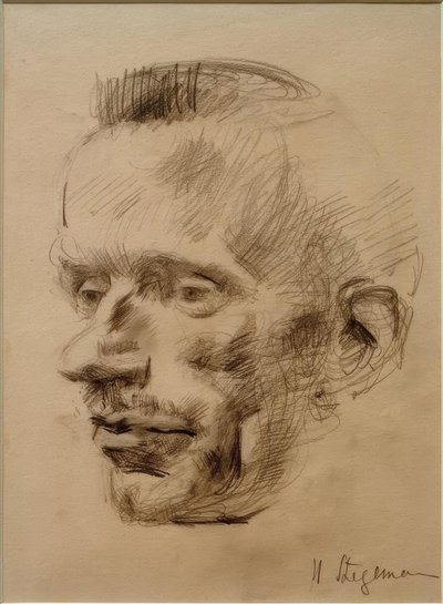 Retrato de Wilhelm Werner, alrededor de 1926 de Heinrich Stegemann