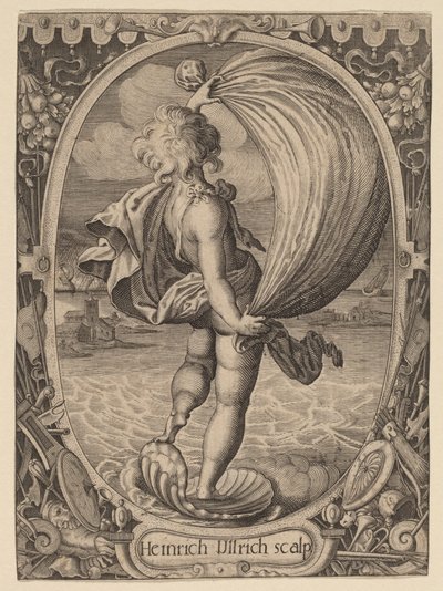 Eolo, Personificación del Viento de Heinrich Ulrich