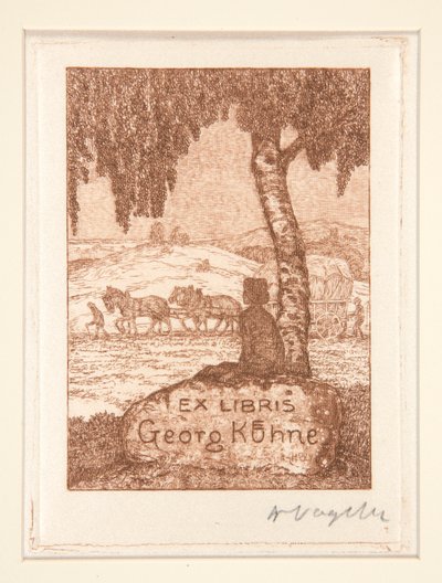ex libris de Heinrich Vogeler