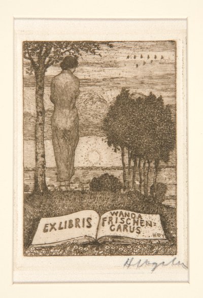 ex libris de Heinrich Vogeler