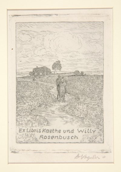 ex libris de Heinrich Vogeler