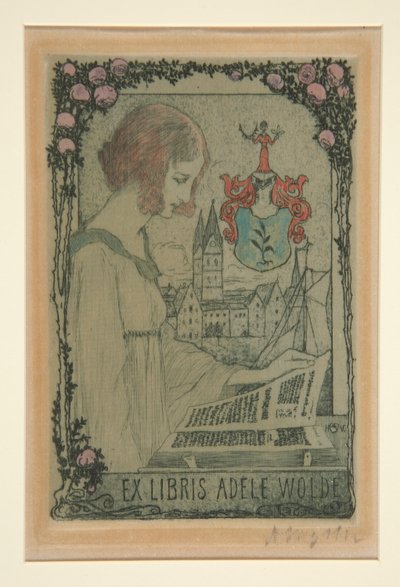 ex libris de Heinrich Vogeler