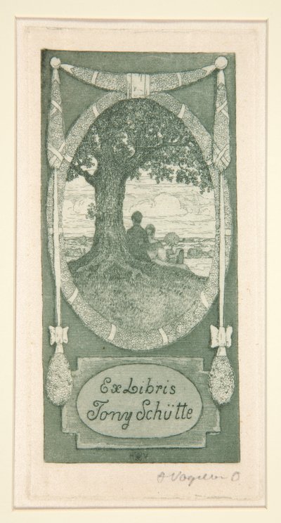 ex libris de Heinrich Vogeler
