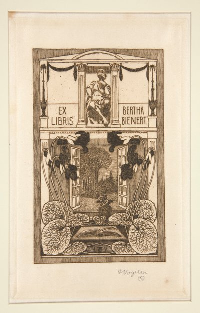 ex libris de Heinrich Vogeler