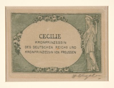 ex libris de Heinrich Vogeler