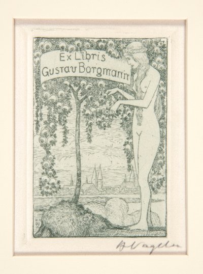 ex libris de Heinrich Vogeler
