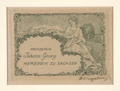 ex libris de Heinrich Vogeler