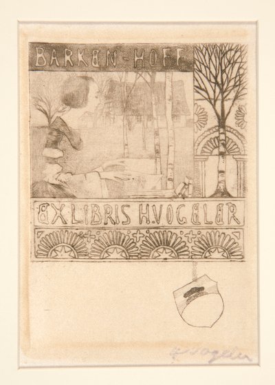 ex libris de Heinrich Vogeler