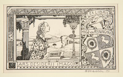 ex libris de Heinrich Vogeler