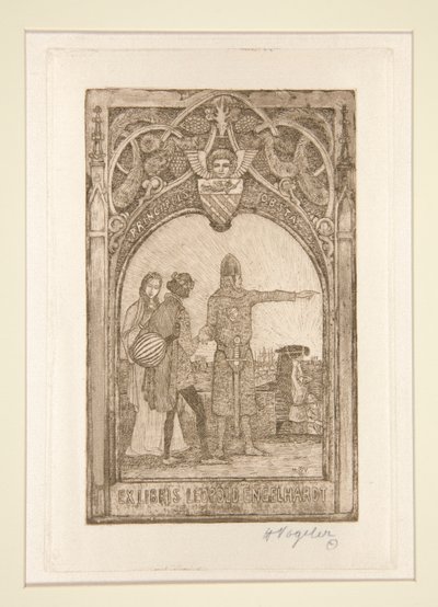 ex libris de Heinrich Vogeler