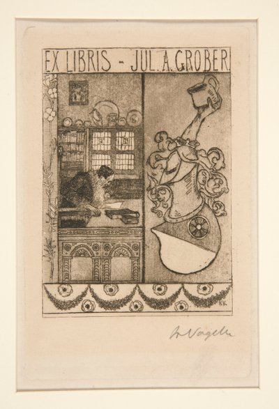 ex libris de Heinrich Vogeler